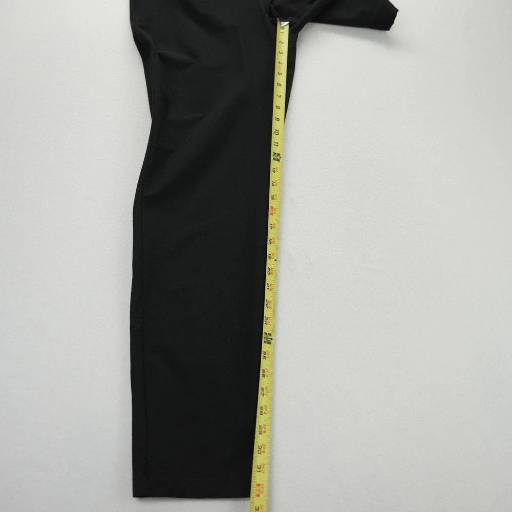 Eileen Fisher Womens Black Stretch Crepe Pull On Pants Size Large L - Picture 4 of 7